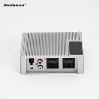 4x50W+2x30W 6 Kanallı Android Araç Amfisi Tak Çalıştır Kompakt Alüminyum Ton Kontrolü Araç Ses Güç Amfisi