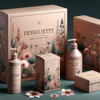 Kit de soin de la peau de luxe Sérum naturel biologique pour le visage Cadeau de soin de la peau Ensemble d'emballage cosmétique Boîte recyclable avec logo personnalisé