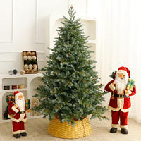 Sapin de Noël Artificiel Géant de Luxe Personnalisé de Haute Qualité, Fait Main, Moderne, avec Lumières LED