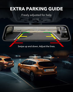 WOLFBOX G840S 4K 1080P 방수 터치 스크린 미러 듀얼 렌즈 자동차 대시 캠 GPS - Product Image 5