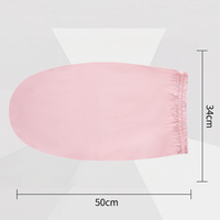 Bonnet de nuit en soie de mûrier de luxe 100% pure, grade 6A, 19MM, pour cheveux longs, doux et lisses, avec large bande élastique, bonnet de douche pour femmes