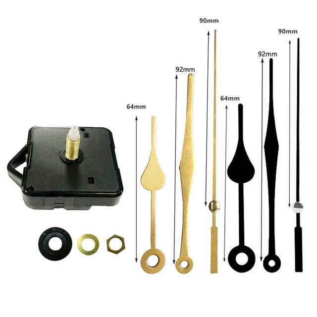DIY High Quality Clock Mechanism Movements Watch Parts Gold and Accessories