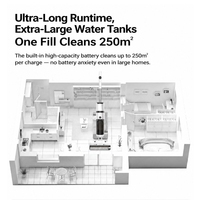 Laveuse de sol robotisée professionnelle sans fil, alimentée par batterie, pour le nettoyage domestique et commercial, laveuse de sol électrique en plastique
