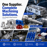 Usinage CNC de précision à 5 axes, pièces métalliques personnalisées, prototypage rapide, service de fabrication OEM, automobile, médical, électronique