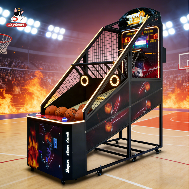 High Profit Metal Arcade Basketball Game Machine with 1 Year Warranty Indoor Multiplayer Shooting Simulator Amusement Equipment
