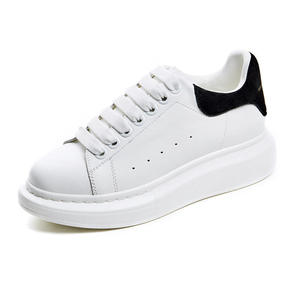 Chaussures blanches à semelles épaisses pour femmes, style décontracté, tendance, Zapatos Hombre - Product Image 3