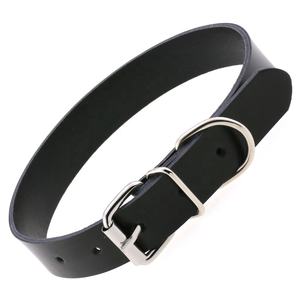 Collar de piel de vaca ajustable de varios tamaños de diseño simple Collar de cuero personalizado para mascotas para perros gatos pequeños, medianos y grandes - Product Image 6