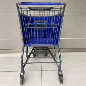 अमेरिकी शैली प्लास्टिक सुपरमार्केट शॉपिंग ट्रॉली शॉपिंग कार्ट - Product Image 4