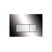 Réservoir d'eau caché bouton poussoir panneau en acier inoxydable dissimulé citerne SS 304 brossé double plaque affleurante pour Oceanwell