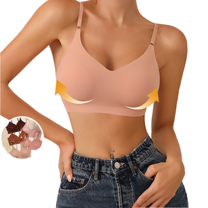 Soutien-gorge push-up grande taille pour femme, confortable, respirant, sans armatures, en maille, pour le sport, vente en gros directe usine OEM, avec logo - Product Image 1