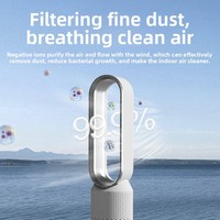 Ventilateur sans pales le plus vendu, moteur sans balais, télécommande, design silencieux et circulant, pour bureau et maison, utilisation sur table ou au sol