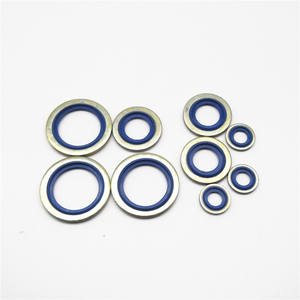 ขนาดมาตรฐานปั๊มไฮดรอลิกยาง NBR + โลหะสีฟ้าผูกมัดซีล - Product Image 5