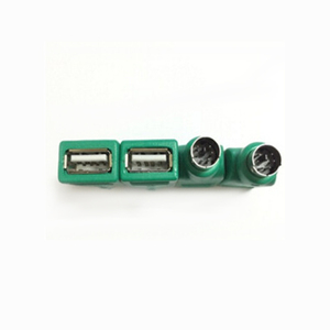 Adaptateur USB femelle vers <span class=keywords><strong>PS</strong></span>/2 mâle, convertisseur pour clavier et souris - Product Image 2