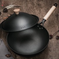 Panci dan wajan besi kualitas tinggi, panci dan wajan Set 5 buah anti lengket, stok dapur, panci penggorengan dengan tutup