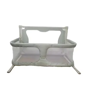 Baby products 2023 trending playpen folding fast traveling baby bed from aluminum