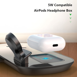 3IN1 cargador inalámbrico para los <span class=keywords><strong>Airpods</strong></span> Pro reloj teléfono móvil inalámbrico de carga rápida de tres-en-uno inalámbrico cargador estación - Product Image 4
