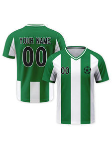 Camisetas de Fútbol Personalizadas para Equipos, Impresión por Transferencia de Calor de Alta Calidad, 100% Poliéster de Secado Rápido, Camisetas de Fútbol para Hombre con Nombre del Jugador - Product Image 5