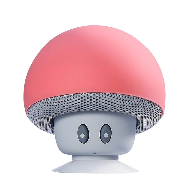 Factory Wholesale Mini Body Portable Outdoor Sport BT Speaker Cute Mushroom and Powerful Audio With Deep Bass