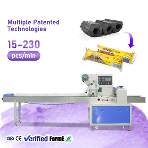 Máquina de Envasado Automática de Carbón para Barbacoa de Alta Calidad, Máquina Multifuncional de Envasado Tipo Almohada - Product Image 1