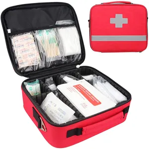 Kits médicaux d'urgence en cas d'incendie pour hôtel, kits d'urgence en cas de tremblement de terre, kit de premiers soins d'urgence en cas d'inondation à la maison