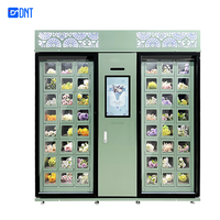 Distributeur automatique de fleurs 48 compartiments, casier commercial 24h/24 en libre-service, armoire de conservation à température et humidité constantes, OEM