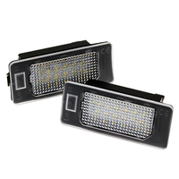 2 Pcs/Set SUNKIA Lampe de plaque d'immatriculation à LED intégrée dans le contrôleur Canbus pour BMW E82 F22 E46 E93 E60 F10