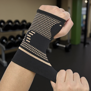 Guantes protectores con soporte para muñeca para hombre, entrenamiento en gimnasio, ciclismo, escalada en roca, ejercicio, poliéster duradero - Product Image 2