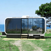 Cabine de travail modulaire isolée à prix abordable, préfabriquée, pour jardin, bureau, ou espace privé extérieur