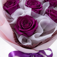 Buket Mawar Awet Kustom, Kotak Hadiah Bunga Abadi, Rangkaian Bunga untuk Hari Valentine