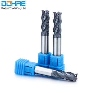 DOHRE Carbide CNC Lathe Metalworking Milling Cutter Bit <strong>End</strong> <strong>Mill</strong> <strong>for</strong> <strong>Copper</strong> Steel Iron - Product Image 1