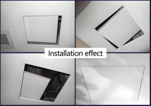 <span class=keywords><strong>Trappe</strong></span> d'accès au plafond en aluminium avec ouverture par pression, durable et réglable, installation facile pour systèmes CVC extérieurs/ateliers - Product Image 6