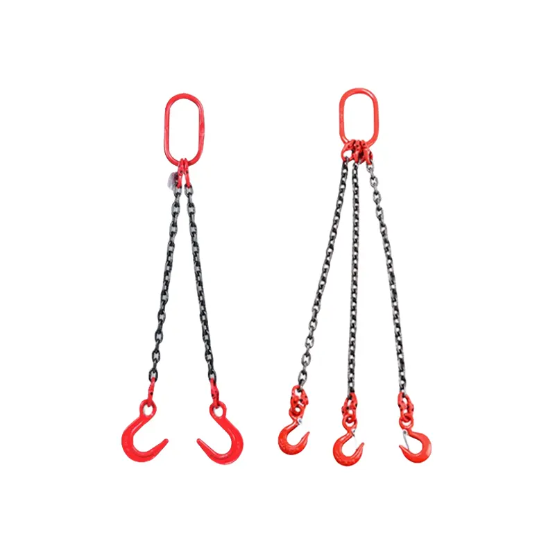 Eslinga de cadena de elevación de acero de aleación de 4 Patas G80 10mm 6,61 T