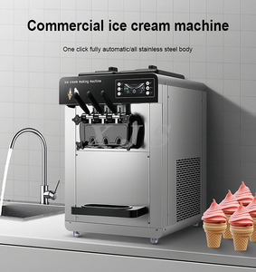 Máquina para Hacer Conos de Helado Suave, 3 Sabores, Máquina para Rellenar Rollos de Helado de Yogur, Máquina para Hacer Helados - Product Image 5