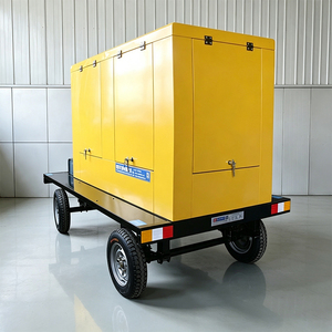 Groupe électrogène pour remorque avec interrupteur de transfert automatique, support anti-vibration intégré et protection métallique contre les intempéries pour le fonctionnement de secours en centre commercial - Product Image 6