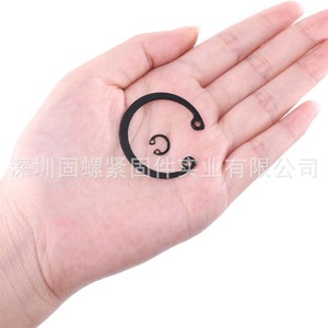 300Pcs Internal Circlip Snap Retaining Ring Set Metric C Type For Hole M6 M20 Black 65Mn Steel Grade A - Product Image 4
