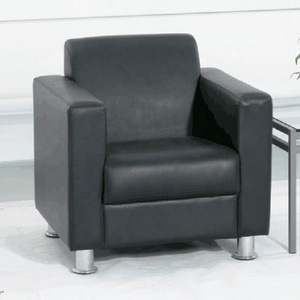 Moderno Nuevo estilo único muebles de oficina de cuero sofá esperando negociación habitación - Product Image 1