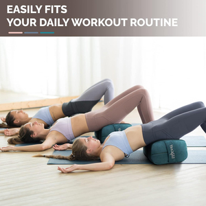 Coussin de <span class=keywords><strong>traversin</strong></span> de yoga personnalisé coussin de <span class=keywords><strong>couette</strong></span> rond housse de chanvre <span class=keywords><strong>traversin</strong></span> de yoga lavable en coton biologique ensemble de sarrasin - Product Image 5