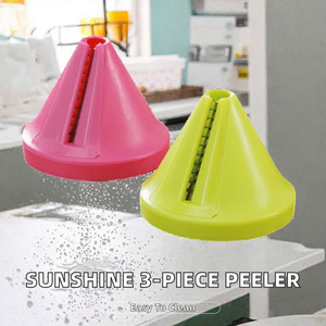 Juego de 3 Peladores Espirales Manuales de Acero Inoxidable, Cortador de Verduras Giratorio, Cortador de Frutas, Fácil de Limpiar, Utensilio de Cocina de PP - Product Image 2