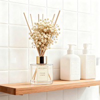 Diffuseur de parfum en rotin 200 ml, écologique, longue durée, prêt pour le dropshipping, vente en gros, marque de parfum d'ambiance, coffret cadeau pour la vente au détail