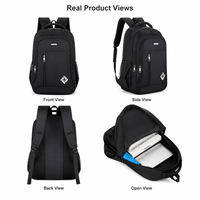 Tas Ransel Komputer Custom Tahan Lama Anti Air untuk Santai, Laptop, Kapasitas Besar, Kuliah, Perjalanan, Sekolah, dengan Port USB