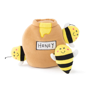 Nuevo Juguete Ecológico para Perros, Juguete de Peluche con Forma de Panal de Abeja para Jugar al Escondite - Product Image 1