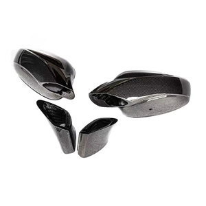 Cubierta de Espejo Retrovisor de Fibra de Carbono Real Resistente a Arañazos para <span class=keywords><strong>Ferrari</strong></span> 488, Piezas Modificadas - Product Image 3