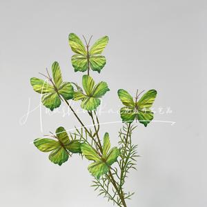 Simulated Butterflies Artificial <b>Flowers</b> <b>Single</b> Branch 3D Printed High Simulation Wedding Decorations Home Props - Product Image 3