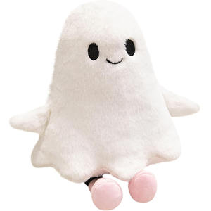 Coussin en peluche fantôme pour Halloween, design effrayant, <span class=keywords><strong>poupée</strong></span> décorative pour salon et école, décoration macabre, <span class=keywords><strong>poupée</strong></span> effrayante - Product Image 1