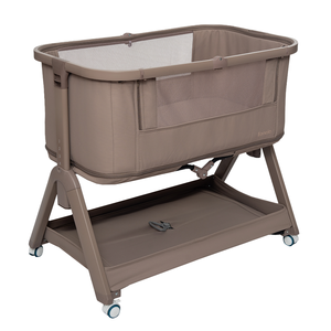 Culla Pieghevole Premium da Comodino con Funzione Dondolo e Set <span class=keywords><strong>Completo</strong></span> di Biancheria per Neonati - Product Image 4