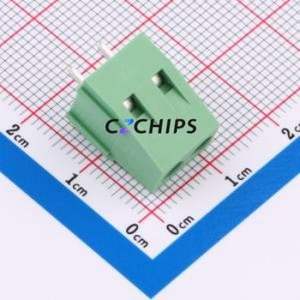 C50128V-2P0G36 Screw <b>Terminal</b> <b>Block</b> Through hole Component (THT),P=5mm Connector 1x2P 5mm 2P 1 - Product Image 1