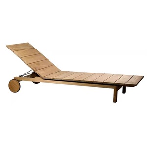Modern Weather-resistant Teak <b>Outdoor</b> <b>Side</b> <b>Table</b> Set for Hotel Garden Poolside Villa hotel Patio Use - Product Image 4