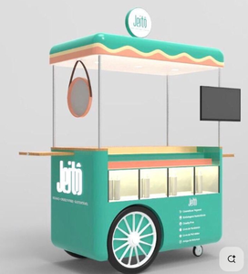 Carretti <span class=keywords><strong>per</strong></span> Caffè e Gelato in Vendita con Armadietti e Scaffali Bianchi di Alta Qualità - Product Image 5