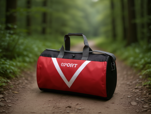 Borsa sportiva da viaggio grande cilindrica in tessuto Oxford con chiusura a cerniera unisex per viaggi - Product Image 2