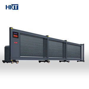 Входные главные раздвижные ворота, надежная конструкция, усовершенствованная телескопическая Выдвижная Промышленная Электрическая система безопасности подъездных ворот - Product Image 4